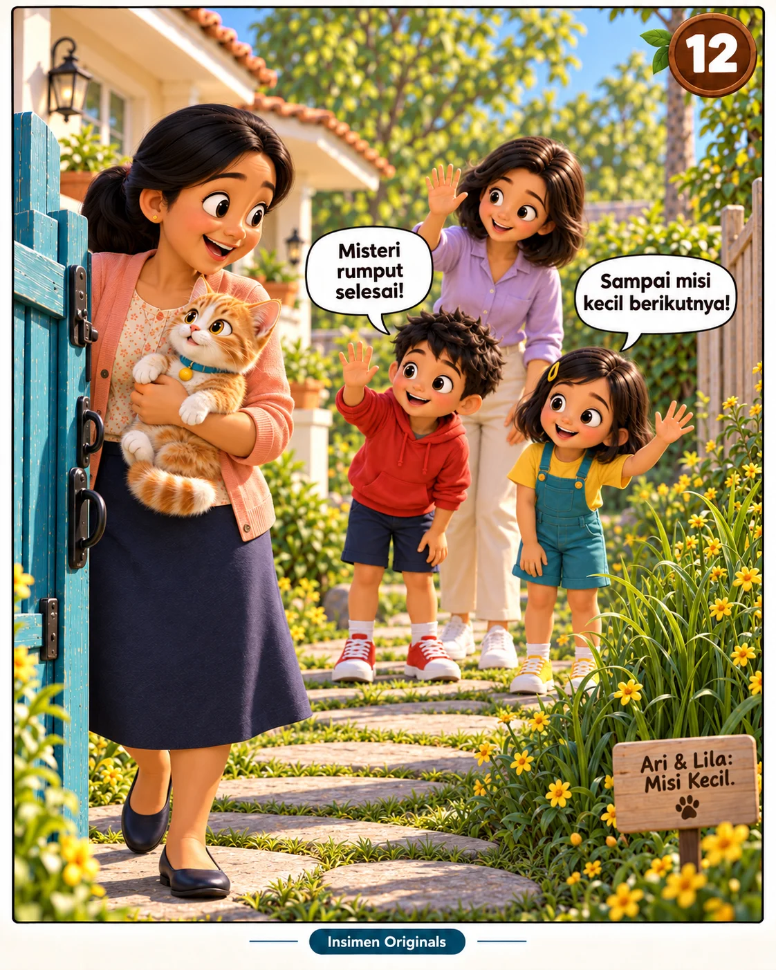 Ari & Lila: Misi Kecil, halaman 12