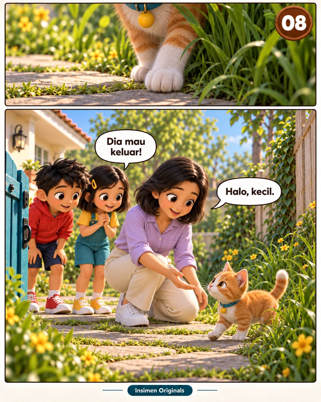 Ari & Lila: Misi Kecil, halaman 8
